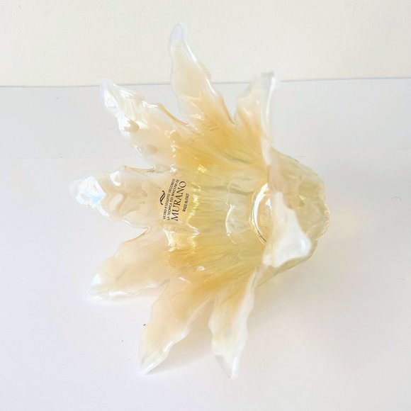 Lavorazione Murano Art Glass, Honey and white Color - Picture 7 of 14